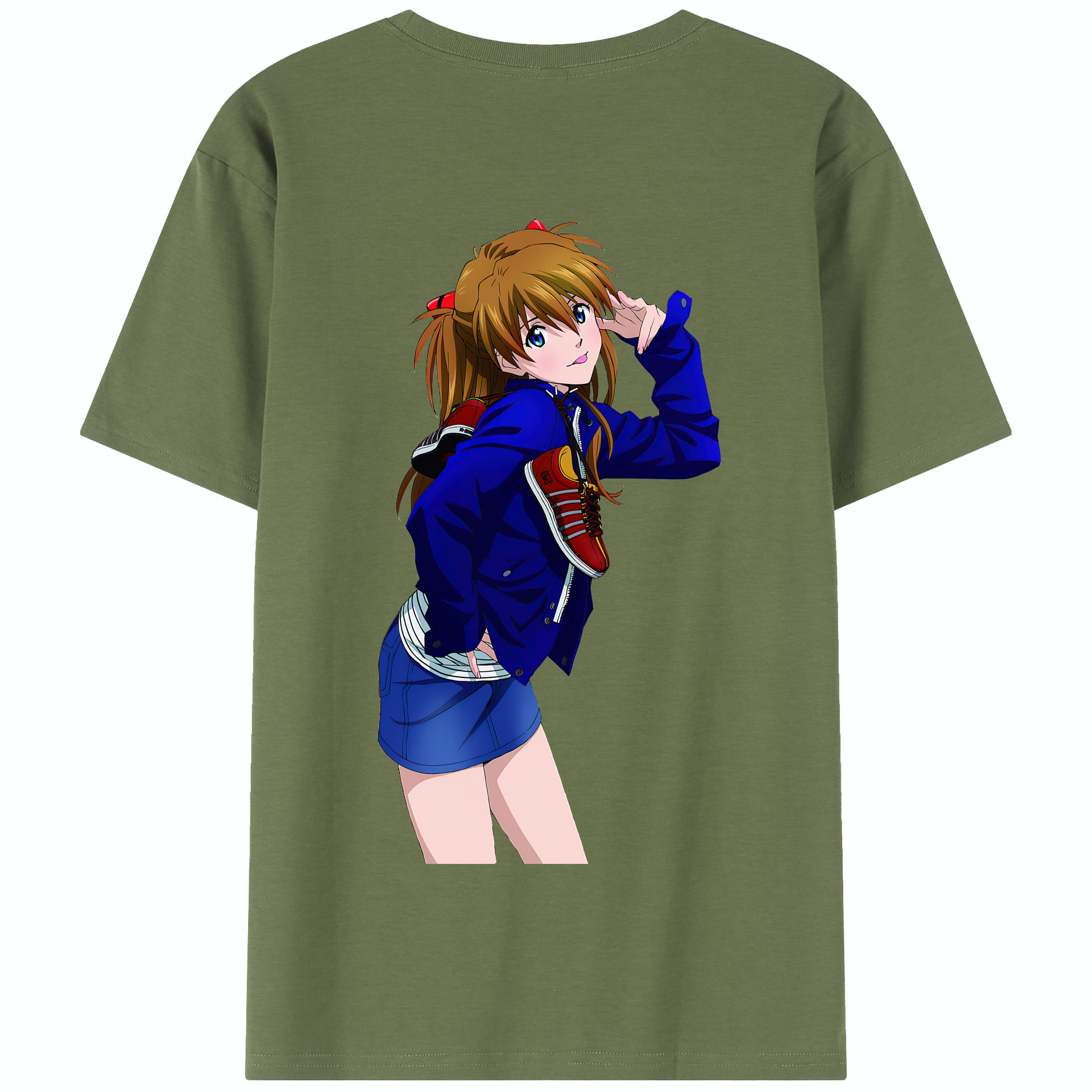 （画像用） EVA 新世紀エヴァンゲリオン 綿100％半袖Tシャツ（背面プリント）